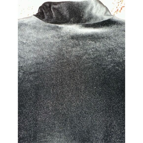 VTG Amanda Stewart Intimates Dark Green Velour Pullover 1/2 Zip Robe Women's 1XL - Picture 6 of 8